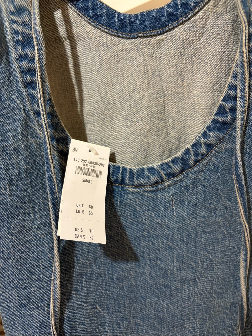Abercrombie and Fitch denim top - Picture 3 of 3